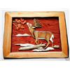 Image 1 : "FEEDING BUCK" -  WOOD CARVING  -  QUALITY