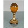 Image 1 : CRYSTAL BALL ON BRASS STAND