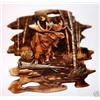 Image 1 : "MOOSE IN FOREST"  -   WOOD CARVING  -  QUALITY
