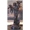 Image 1 : MOTHER AND CHERUBS BRONZE SCULPTURE