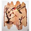 Image 1 : "HUMMING BIRD IN FLIGHT" -  FRAMED WOOD CARVING  -  QUALITY