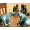 Image 1 : Hungry Bear Bronze Figurines - Set of two