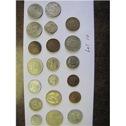 Assorted Foreign Coins 20/Bag