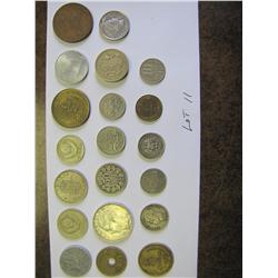 Assorted Foreign Coins 20/Bag