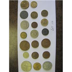 Assorted Foreign Coins 20/Bag
