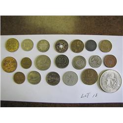 Assorted Foreign Coins 20/Bag