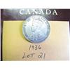 Image 2 : 1936 Canadian Silver Dollar