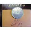 Image 1 : 1937 Canadian Silver Dollar