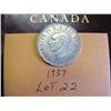 Image 2 : 1937 Canadian Silver Dollar