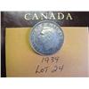 Image 2 : 1939 Canadian Silver Dollar