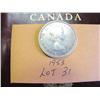 Image 2 : 1953 Canadian Silver Dollar 