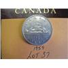 Image 1 : 1959 Canadian Silver Dollar 