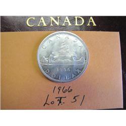 1966 Canadian Silver Dollar