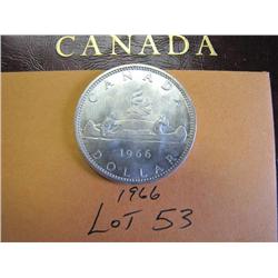 1966 Canadian Silver Dollar