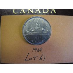 1968 Canadian  Dollar 