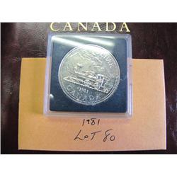 1981 Canadian  Dollar Med 