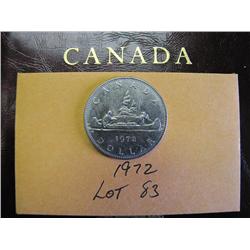 1972 Canadian  Dollar Small 