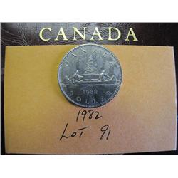 1982 Canadian  Dollar 