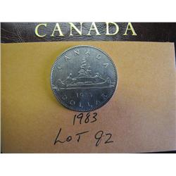 1983 Canadian  Dollar 