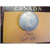 Image 2 : 1963 Canadian Silver Dollar