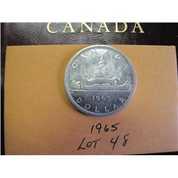 1965 Canadian Silver Dollar