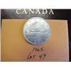Image 1 : 1965 Canadian Silver Dollar