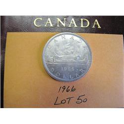 1966 Canadian Silver Dollar