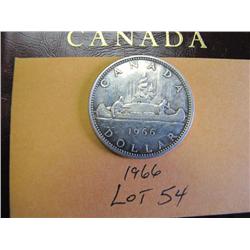 1966 Canadian Silver Dollar