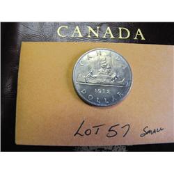1972 Canadian  Dollar Small 