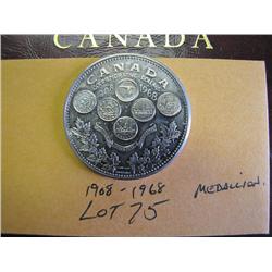 1908-1968 Canadian  Dollar Med