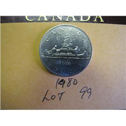 1980 Canadian  Dollar 