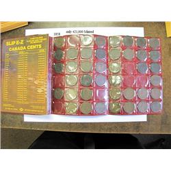 1858-1920 Lg Canadian Penny Set