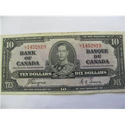 Bank of Canda 10 Dollars 1937