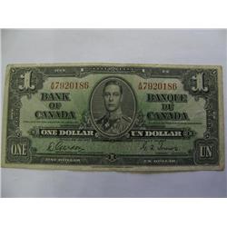 Bank of Canada 1 Dollar 1937