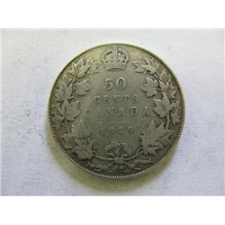 1919 Canadian 50 Cent
