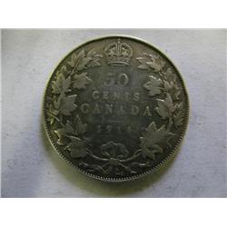 1914 Canadian 50 Cent