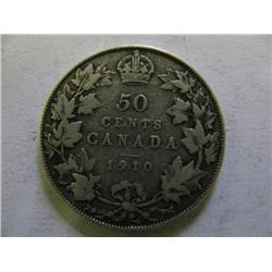 1910 Canadian 50 Cent