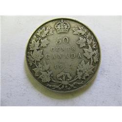1917 Canadian 50 Cent