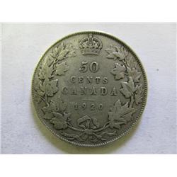 1920 Canadian 50 Cent