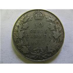 1917 Canadian 50 Cent