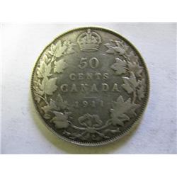 1911 Canadian 50 Cent