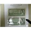 Image 1 : 1954 Canadian 1$ Notes