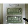 Image 1 : 1954 Canadian 1$ Notes