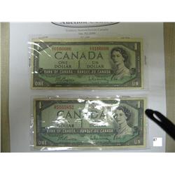 1954 Canadian 1$ Notes