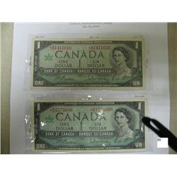 1967 Canadian 1$ Notes