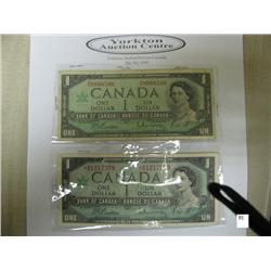 1967 Canadian 1$ Notes
