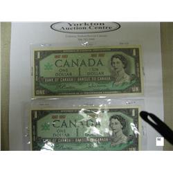 1967 Canadian 1$ Notes