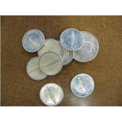 1967 Dimes Assorted 1 Quarter