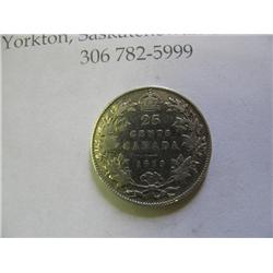 1913 - 25 Cent Canadian
