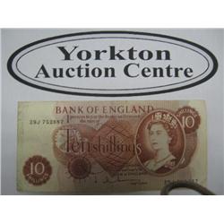 British 10 Shilling |Note